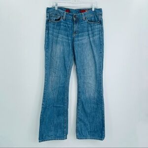 X2 Denim Boot Cut Jeans Womens 10 31 Blue Relaxed Fit Medium‎ Wash Mid Rise